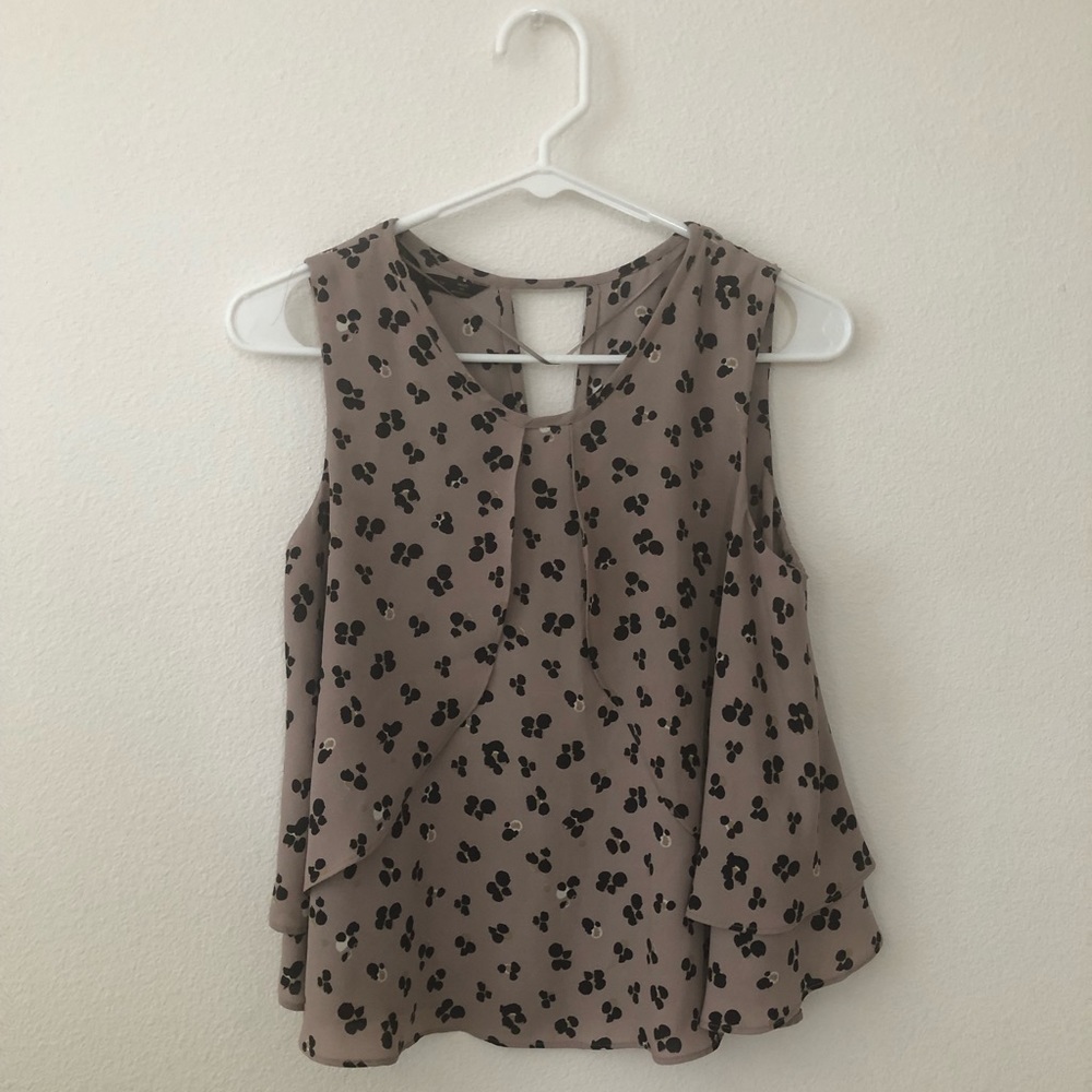 Zara leopard print tank cami
